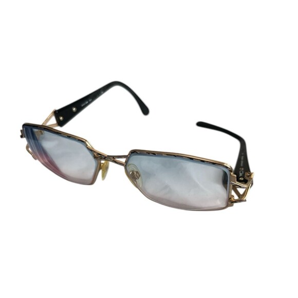 Cazal Vintage Eyeglasses NOS Mod. 286 Col 641  Gold Silver Brown FRAMES READ - Picture 2 of 8